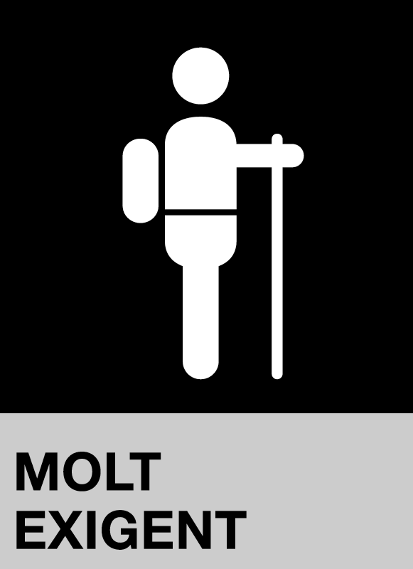 sendif dificultat molt exigent